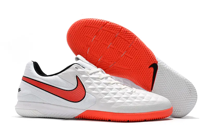 NIke Tiempo Lunar Legend 8 Pro IC - White/Pearl White/Flash Crimson