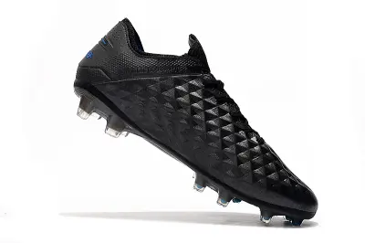 Nike Tiempo Legend 8 Elite FG - Black/Black/Photo Blue