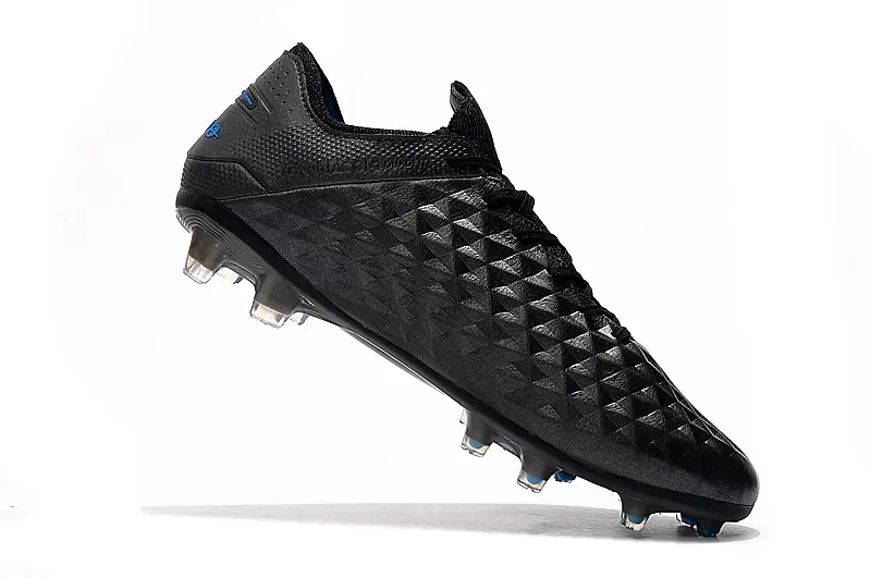 Nike Tiempo Legend 8 Elite FG - Black/Black/Photo Blue