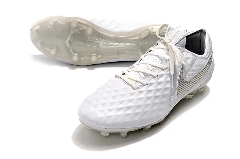 Nike Tiempo Legend 8 Elite FG - White/Iridescent White/Glossy Clear