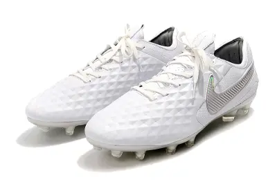 Nike Tiempo Legend 8 Elite FG - White/Iridescent White/Glossy Clear