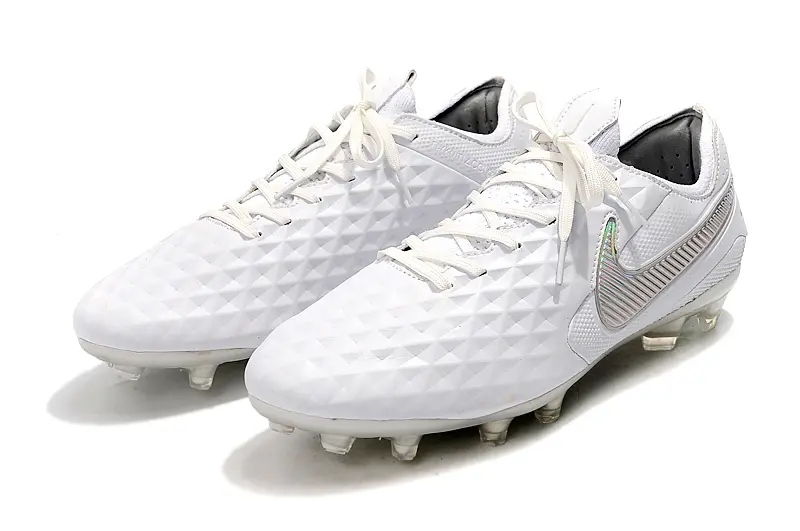 Nike Tiempo Legend 8 Elite FG - White/Iridescent White/Glossy Clear