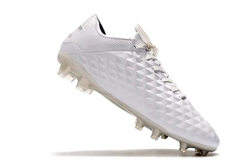 Nike Tiempo Legend 8 Elite FG - White/Iridescent White/Glossy Clear