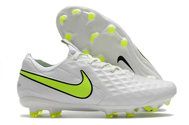 Nike Tiempo Legend 8 Elite FG - White/Lime Green/Black