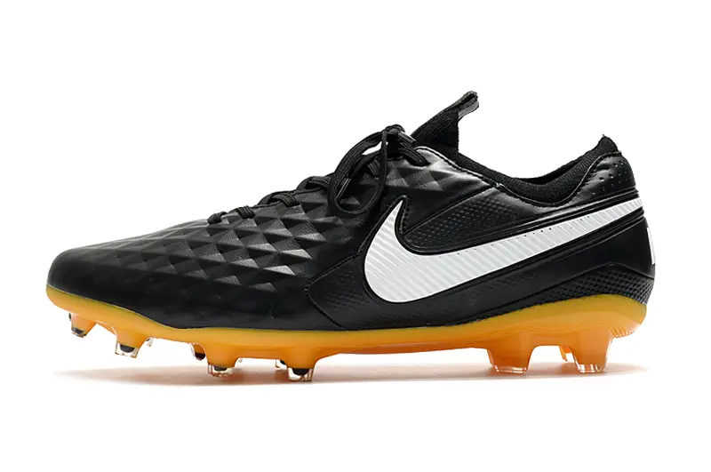 Nike Tiempo Legend 8 Elite FG - Black/Vibrant Orange/White