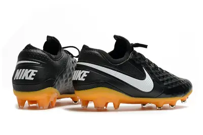 Nike Tiempo Legend 8 Elite FG - Black/Vibrant Orange/White
