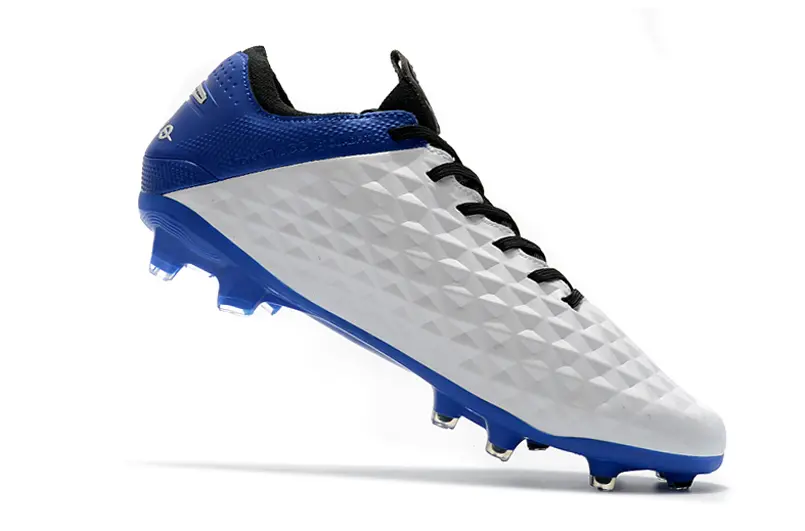 Nike Tiempo Legend 8 Elite FG - White/Royal Blue/Pearl White
