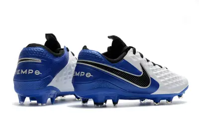 Nike Tiempo Legend 8 Elite FG - White/Royal Blue/Pearl White