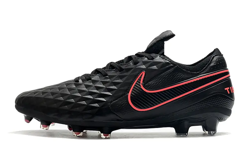 Nike Tiempo Legend 8 Elite FG - Black/Neon Pink/Charcoal Gray