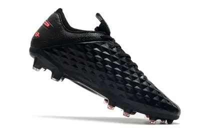 Nike Tiempo Legend 8 Elite FG - Black/Neon Pink/Charcoal Gray