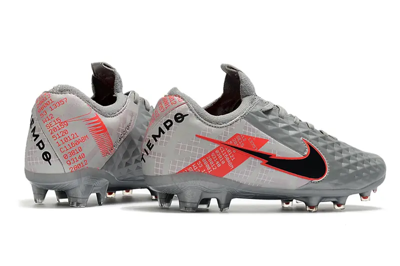 Nike Tiempo Legend 8 Elite FG - Gray/Electric Red/Black