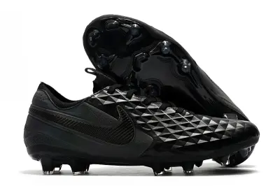 Nike Tiempo Legend 8 Elite FG - Black/Midnight Black/Onyx Black