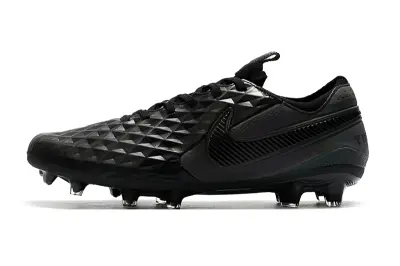 Nike Tiempo Legend 8 Elite FG - Black/Midnight Black/Onyx Black
