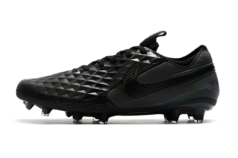 Nike Tiempo Legend 8 Elite FG - Black/Midnight Black/Onyx Black