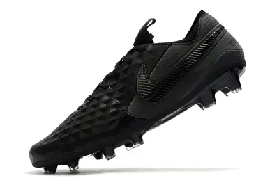 Nike Tiempo Legend 8 Elite FG - Black/Midnight Black/Onyx Black