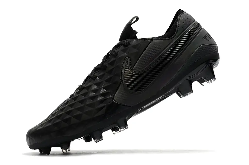Nike Tiempo Legend 8 Elite FG - Black/Midnight Black/Onyx Black