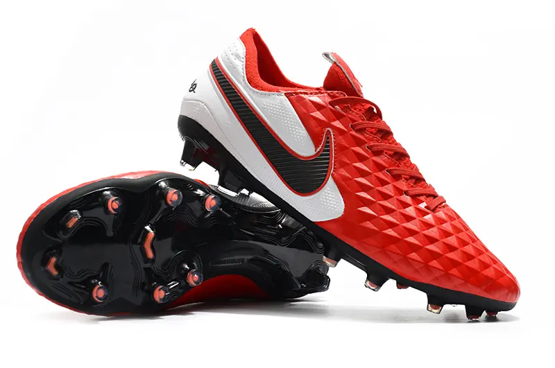 Nike Tiempo Legend 8 Elite FG - Red/Fiery Red/Classic White