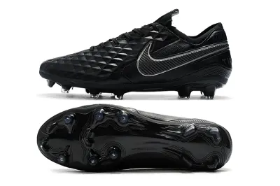 Nike Tiempo Legend 8 Elite FG - Black/Midnight Black/Charcoal Grey