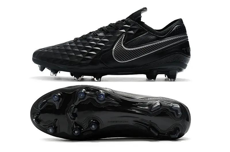 Nike Tiempo Legend 8 Elite FG - Black/Midnight Black/Charcoal Grey
