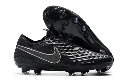 Nike Tiempo Legend 8 Elite FG - Black/Midnight Black/Charcoal Grey