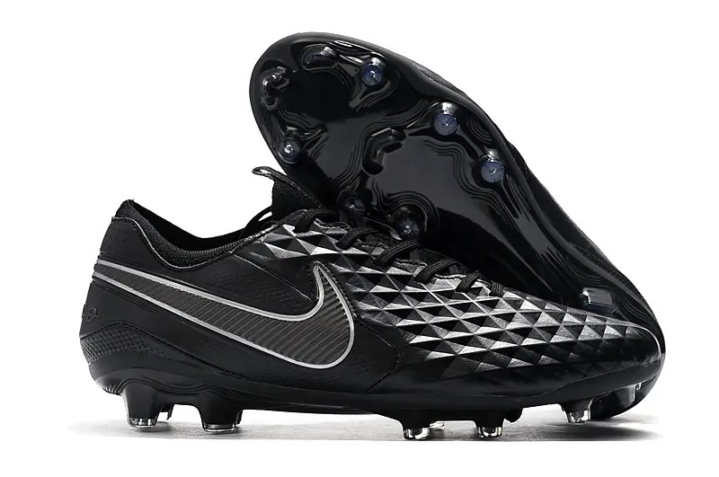 Nike Tiempo Legend 8 Elite FG - Black/Midnight Black/Charcoal Grey