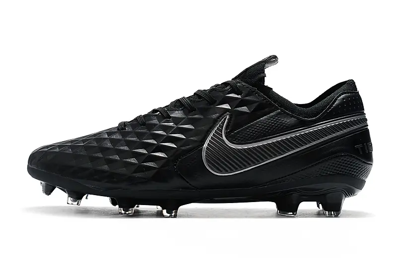Nike Tiempo Legend 8 Elite FG - Black/Midnight Black/Charcoal Grey