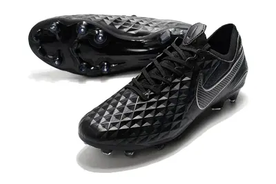 Nike Tiempo Legend 8 Elite FG - Black/Midnight Black/Charcoal Grey