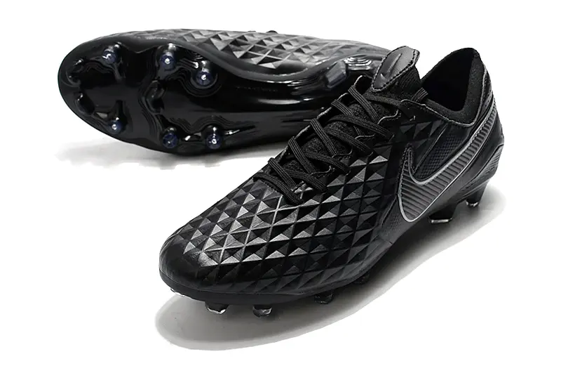 Nike Tiempo Legend 8 Elite FG - Black/Midnight Black/Charcoal Grey