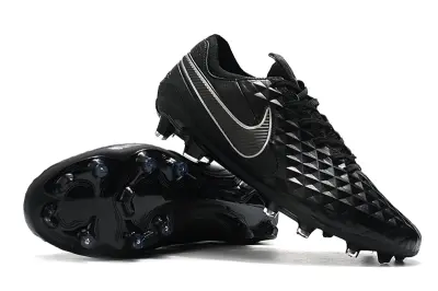 Nike Tiempo Legend 8 Elite FG - Black/Midnight Black/Charcoal Grey