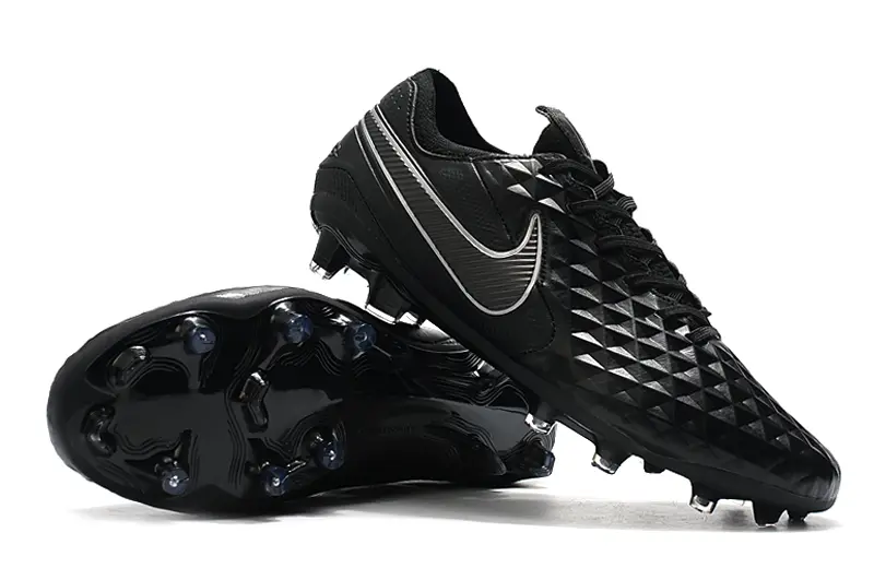 Nike Tiempo Legend 8 Elite FG - Black/Midnight Black/Charcoal Grey
