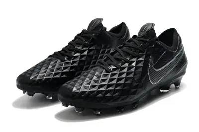 Nike Tiempo Legend 8 Elite FG - Black/Midnight Black/Charcoal Grey