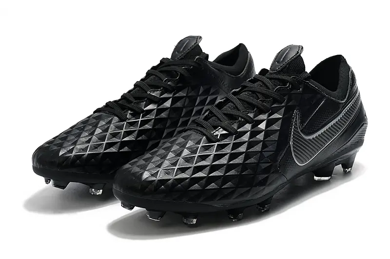 Nike Tiempo Legend 8 Elite FG - Black/Midnight Black/Charcoal Grey