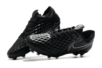 Nike Tiempo Legend 8 Elite FG - Black/Midnight Black/Charcoal Grey