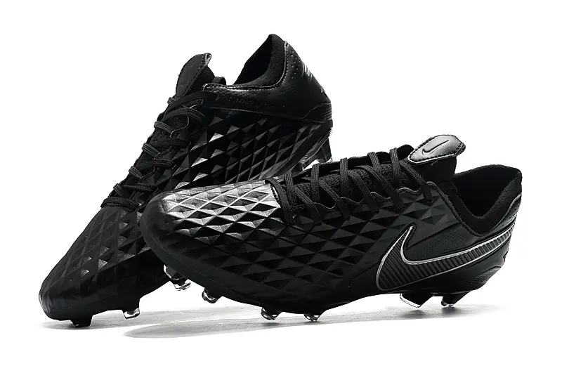 Nike Tiempo Legend 8 Elite FG - Black/Midnight Black/Charcoal Grey