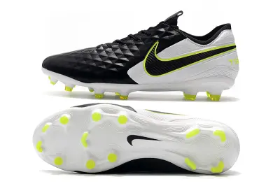 Nike Tiempo Legend 8 Elite FG - Black/Luminous Yellow/White