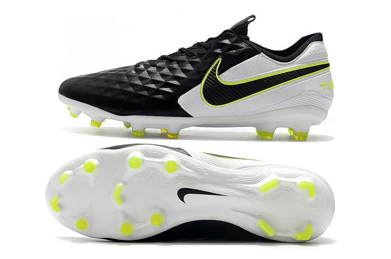 Nike Tiempo Legend 8 Elite FG - Black/Luminous Yellow/White