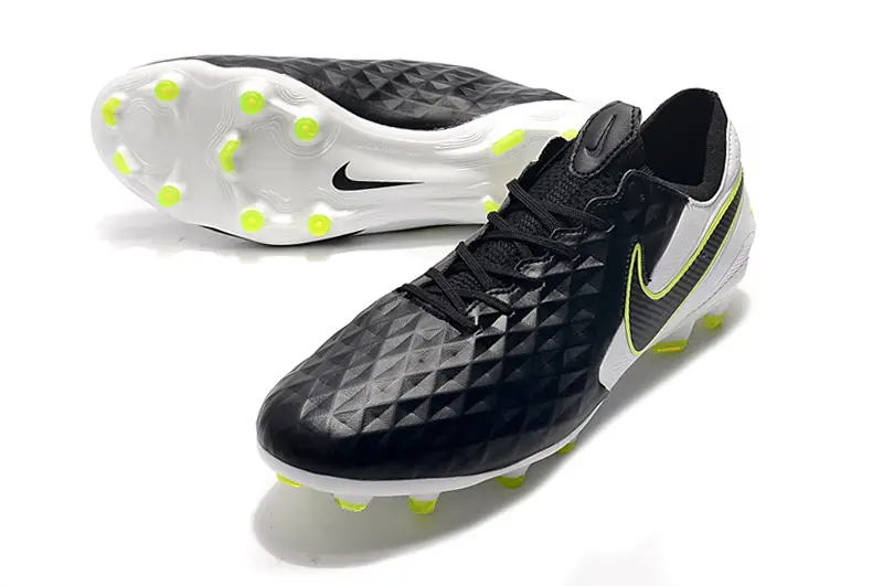 Nike Tiempo Legend 8 Elite FG - Black/Luminous Yellow/White