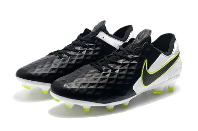 Nike Tiempo Legend 8 Elite FG - Black/Luminous Yellow/White