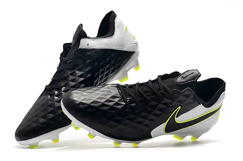 Nike Tiempo Legend 8 Elite FG - Black/Luminous Yellow/White