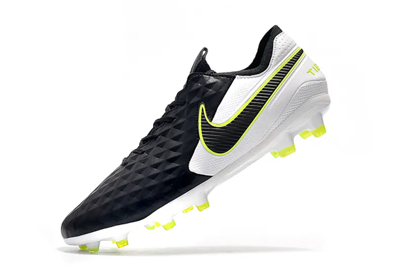Nike Tiempo Legend 8 Elite FG - Black/Luminous Yellow/White