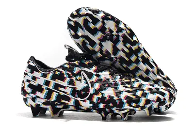 Nike Tiempo Legend 8 Elite FG - Black/Colorful Graphic/White Accents