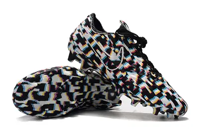 Nike Tiempo Legend 8 Elite FG - Black/Colorful Graphic/White Accents
