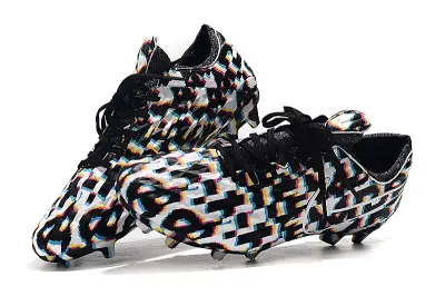 Nike Tiempo Legend 8 Elite FG - Black/Colorful Graphic/White Accents