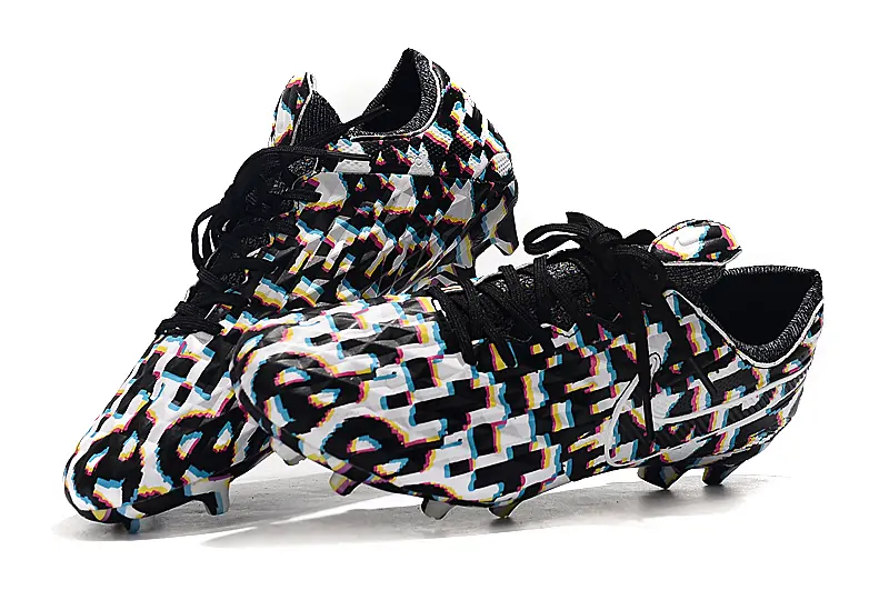 Nike Tiempo Legend 8 Elite FG - Black/Colorful Graphic/White Accents