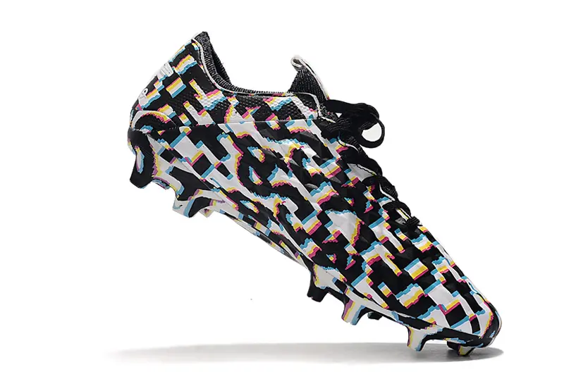 Nike Tiempo Legend 8 Elite FG - Black/Colorful Graphic/White Accents