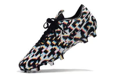 Nike Tiempo Legend 8 Elite FG - Black/Colorful Graphic/White Accents