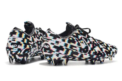 Nike Tiempo Legend 8 Elite FG - Black/Colorful Graphic/White Accents