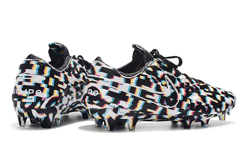 Nike Tiempo Legend 8 Elite FG - Black/Colorful Graphic/White Accents