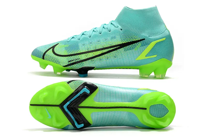 Nike Mercurial Superfly 8 Elite FG - Aqua/Neon Green/Black