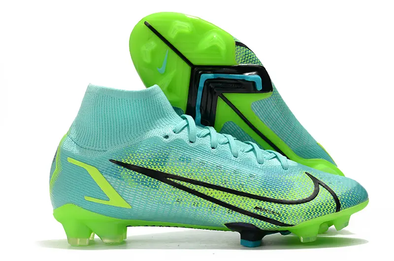 Nike Mercurial Superfly 8 Elite FG - Aqua/Neon Green/Black